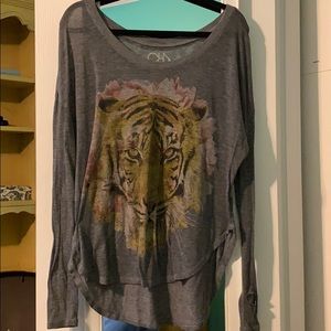 Chaser tiger grey long sleeve